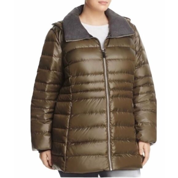 Marc New York Erin Plus Size Puffer Coat - Picture 1 of 9